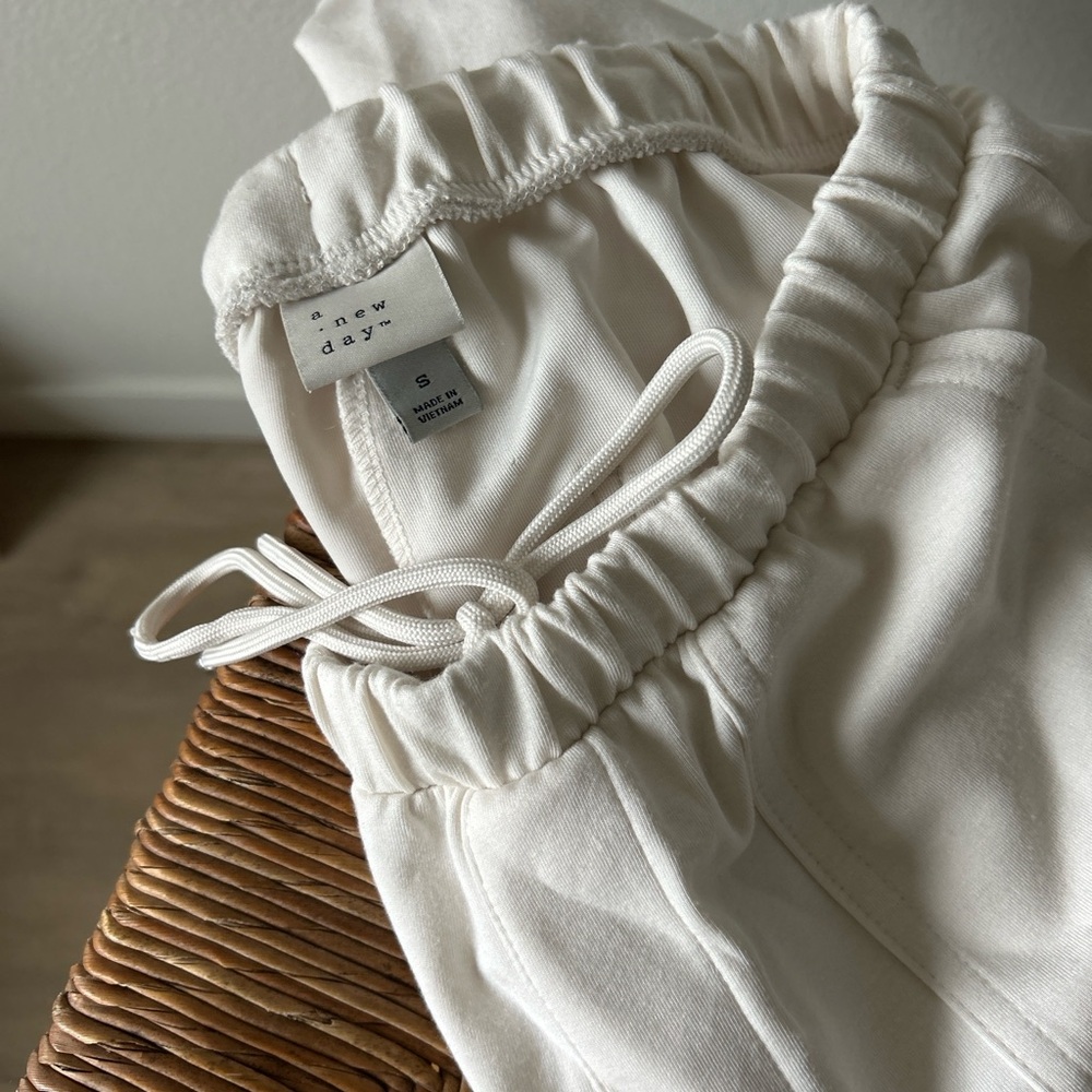 A New Day Cream Elastic Waist Pants
